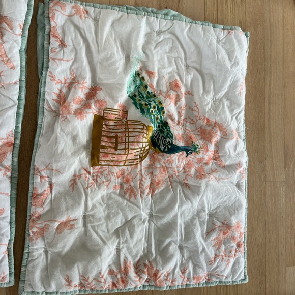 Standard opal house pillow covers! So cute for twin girl beds. - Picture 2 of 4